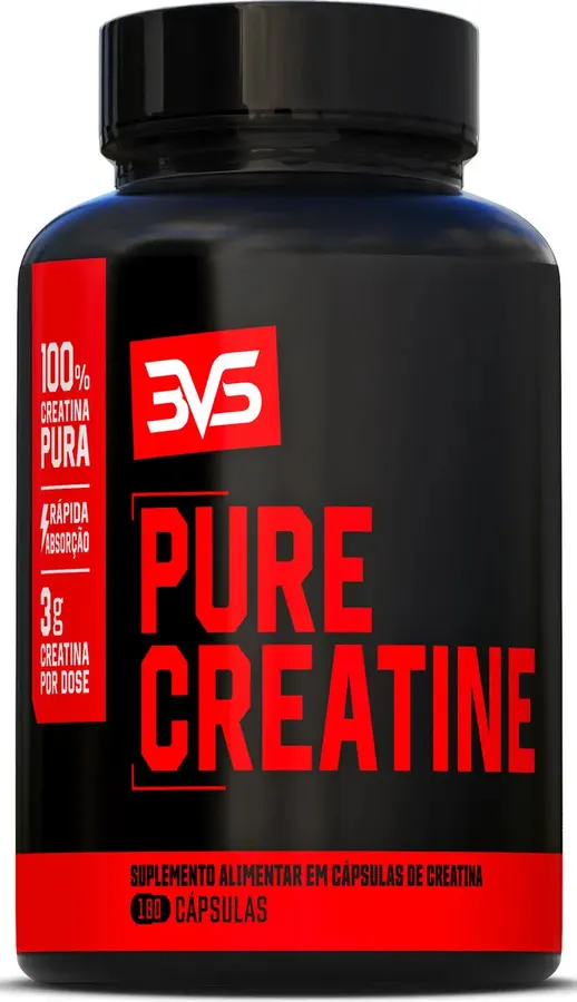 Embalagem de Creatina 100% Pura Monohidratada