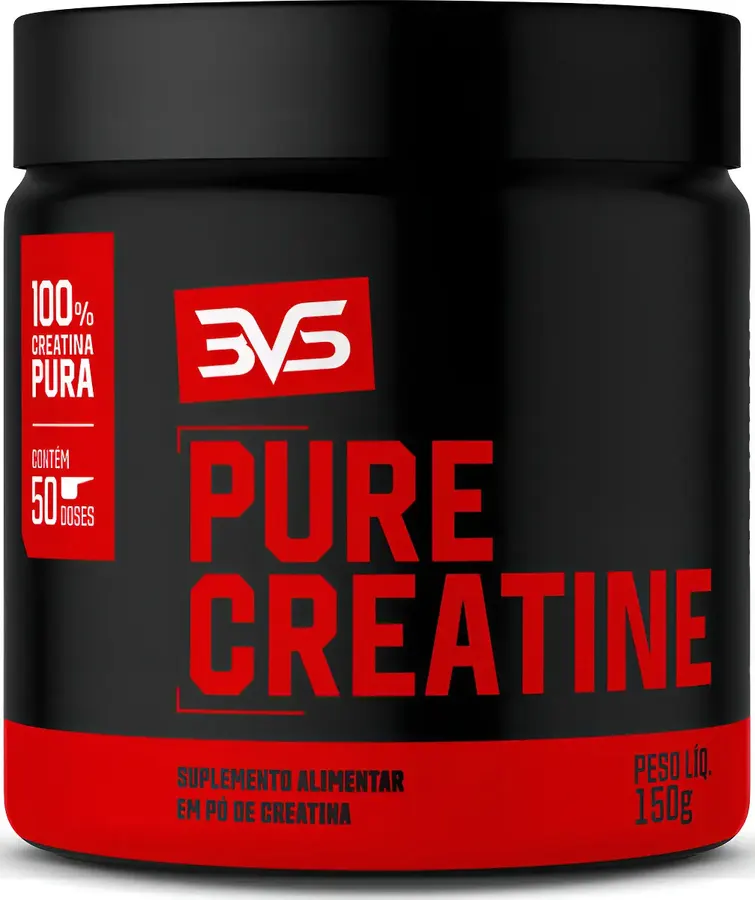 Embalagem de Creatina 100% Pura Monohidratada