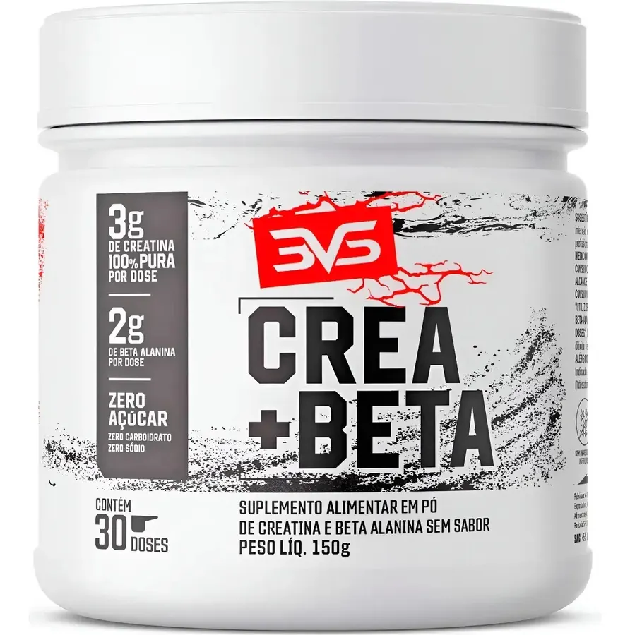 Embalagem de Creatina Beta Alanina Avançada Treinos Alta Intensidade Zero Carboidrato