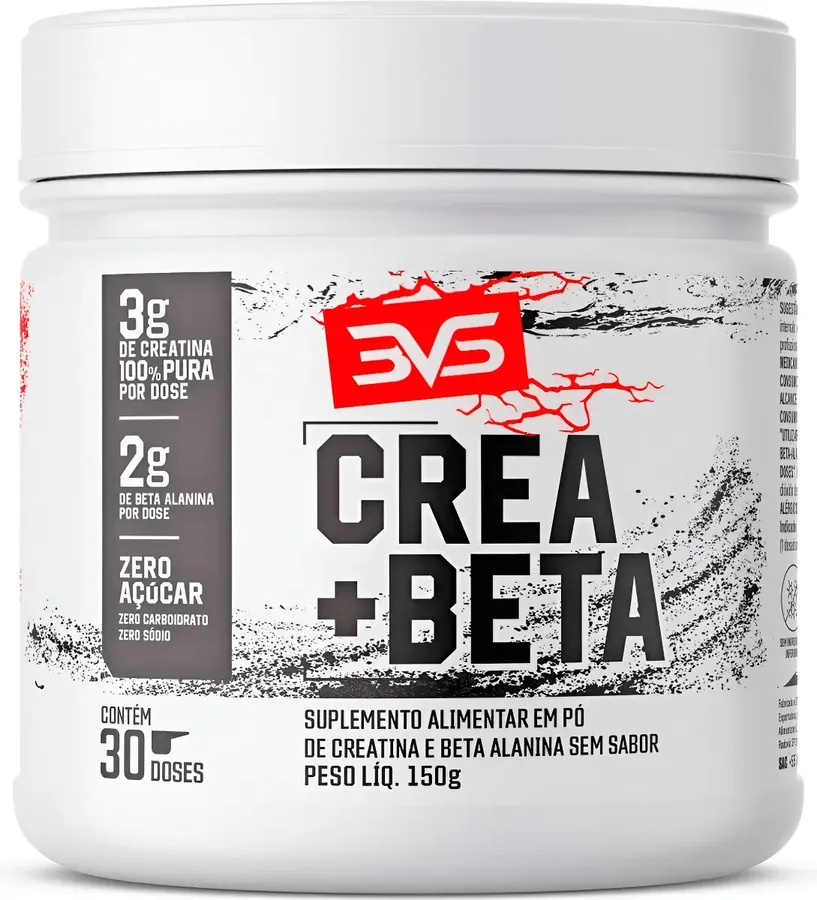 Embalagem de Creatina Beta Alanina Avançada Zero Carboidrato