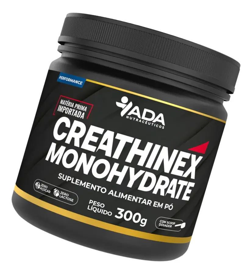 Embalagem de Creatina Creathinex Monohydrate Nutrition 100% Pura