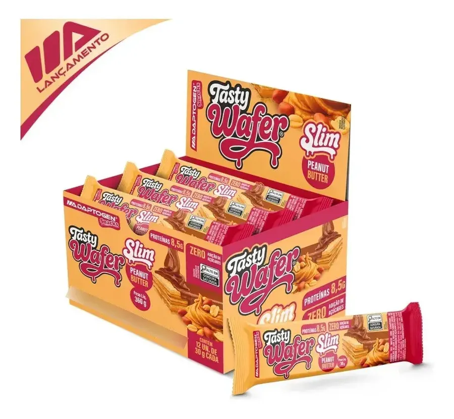 Embalagem de Barra Proteica Tasty Wafer Slim