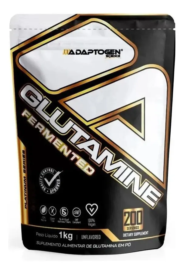 Embalagem de Glutamina Fermentada Platinum Series