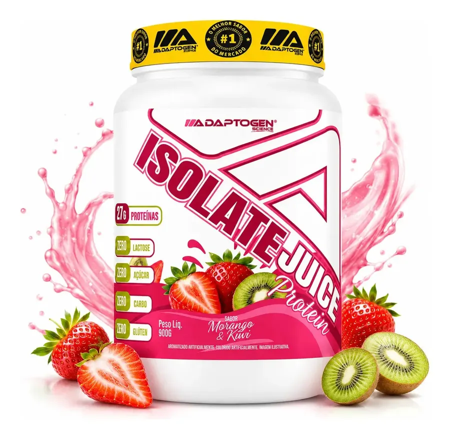 Embalagem de Isolate Juice Proteina bovina