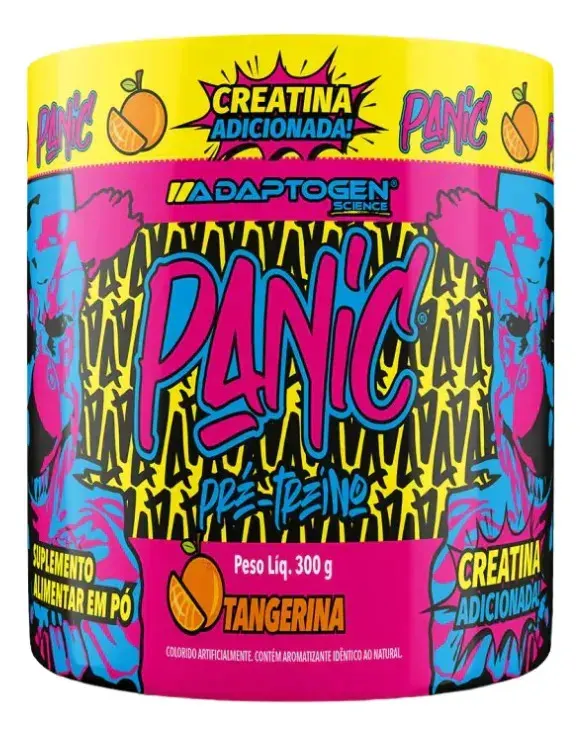 Embalagem de Pre Treino Panic