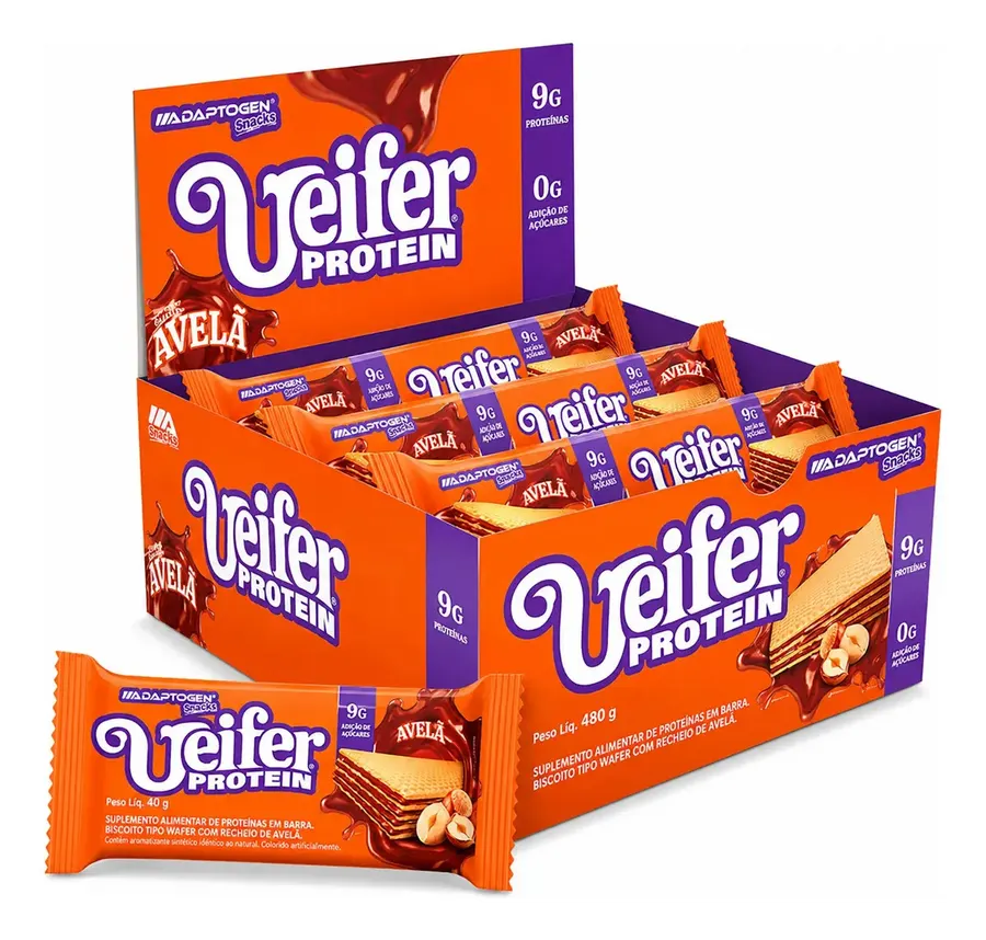 Embalagem de Ueifer (naked) Protein Barrinha