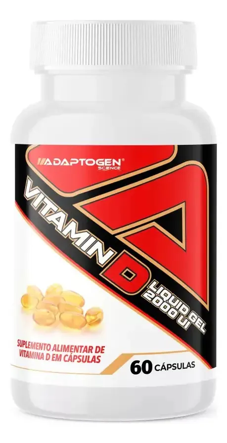 Embalagem de Vitamina D Cápsulas Vegana