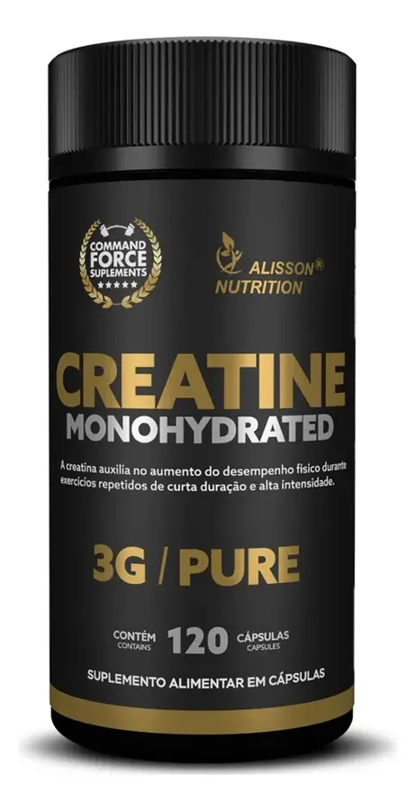 Embalagem de Creatina Monohidratada Cápsulas
