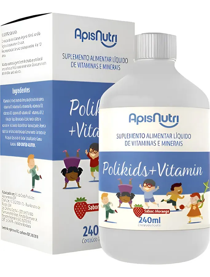 Embalagem de Multivitamínico Infantil Líquido