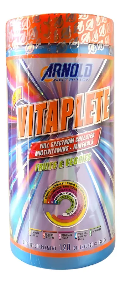 Embalagem de Vitaplete Multivitamínico Cápsulas Brasil