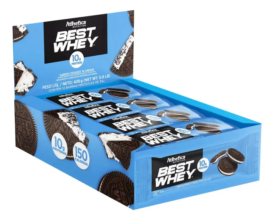 Embalagem de Barra Proteica Best Whey