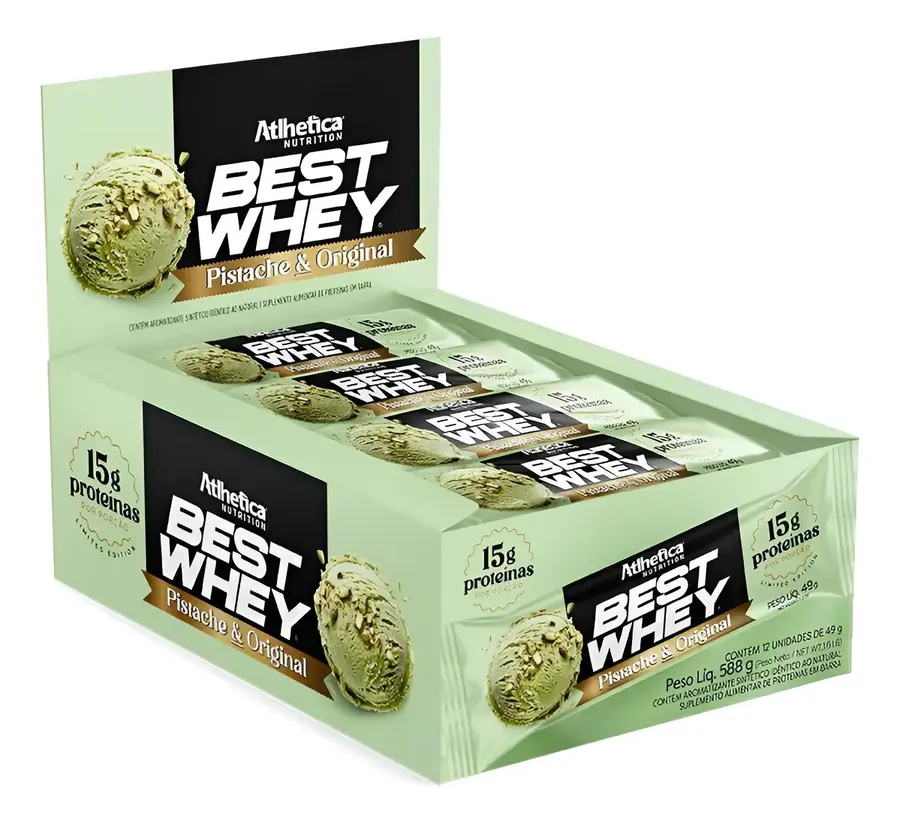 Embalagem de Barra Proteína Best Whey Pack Barras