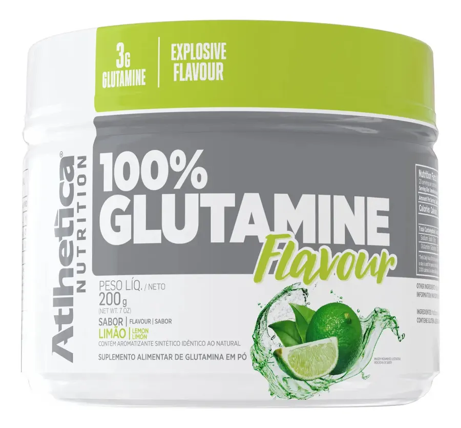 Embalagem de Glutamina 100% Flavour