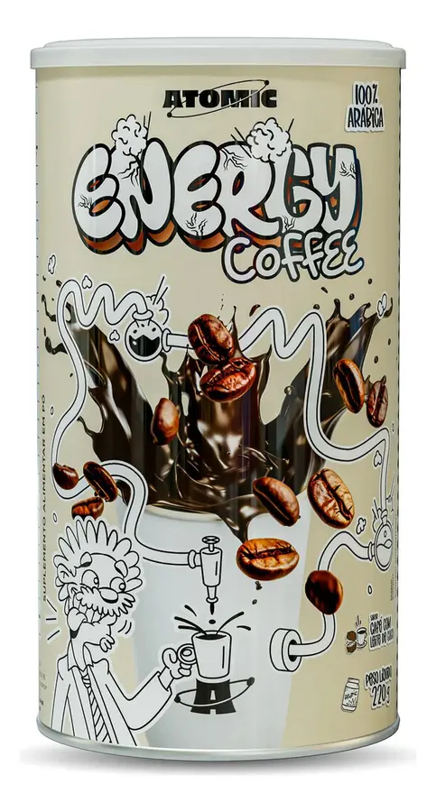 Embalagem de Café Energético Termogênico Lowcarb Sem Glúten