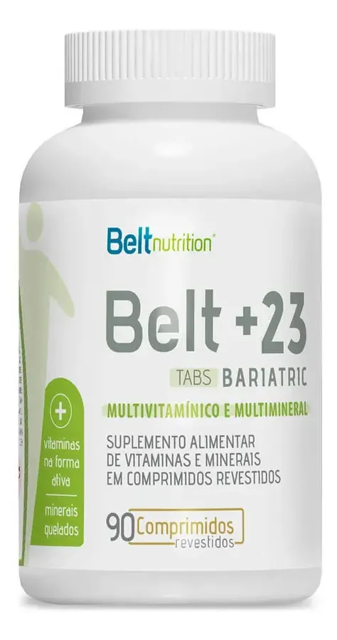 Embalagem de Belt+23 Bariatric Plus Multivitamínico E Multimineral