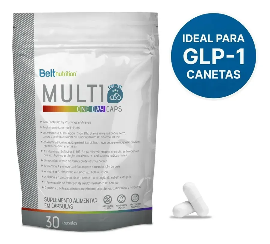 Embalagem de Vitamina e minerais Multi One Day Caps Multivitaminico
