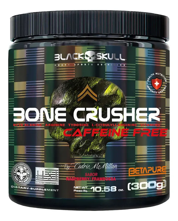 Embalagem de Bone Crusher Caffeine Free