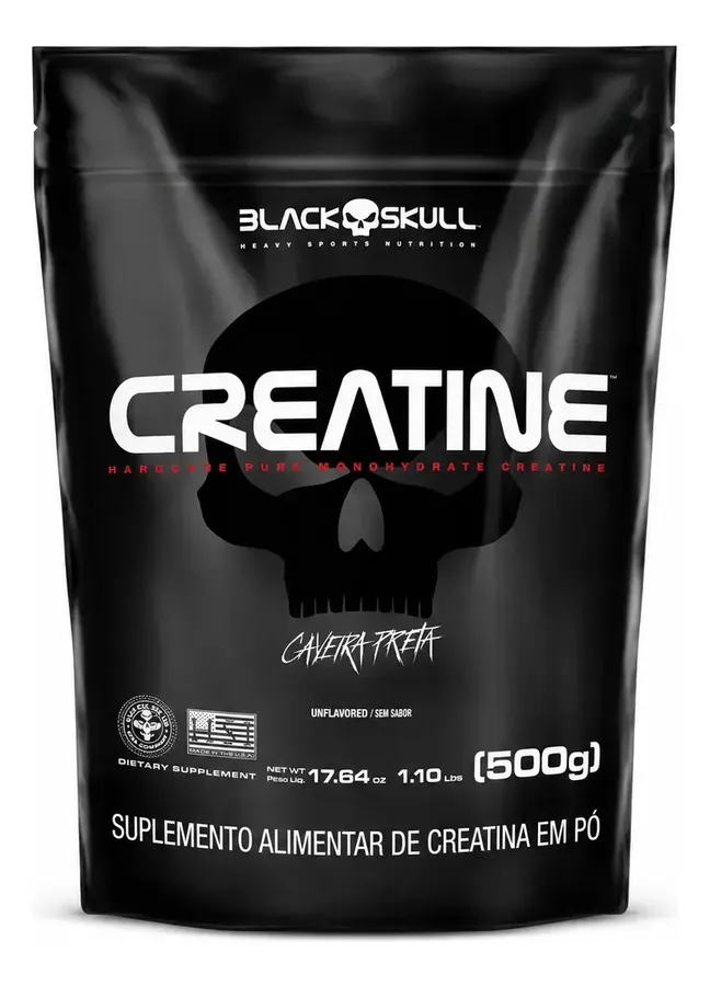 Embalagem de Creatine Pure Monohydrate