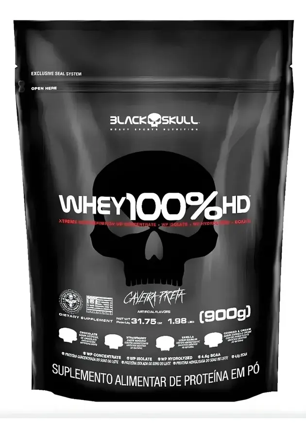 Embalagem de Whey Protein 100%