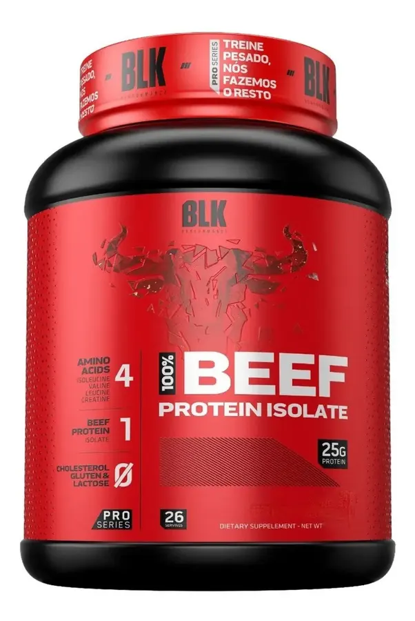 Embalagem de Whey Protein Isolate Beef Protein