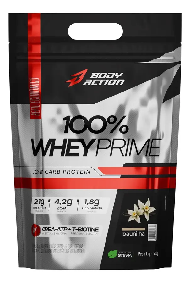 Embalagem de 100% Whey Prime Concentrado