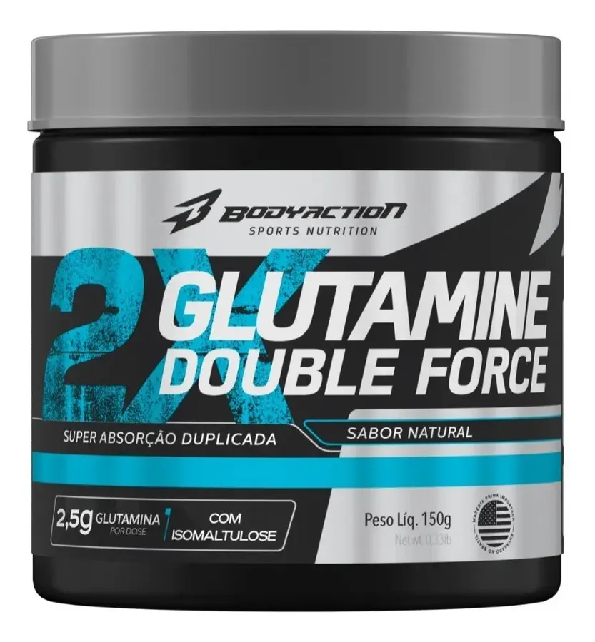 Embalagem de Glutamine Double Force
