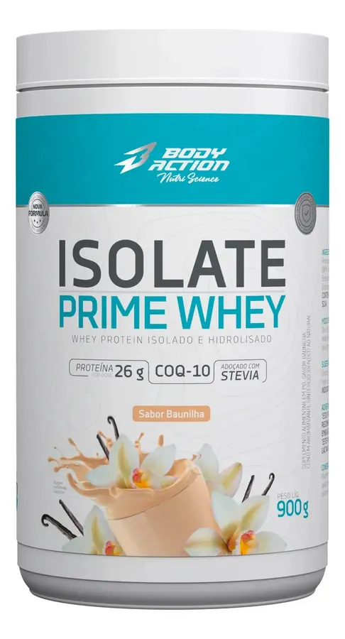 Embalagem de Isolate Prime Whey Isolada