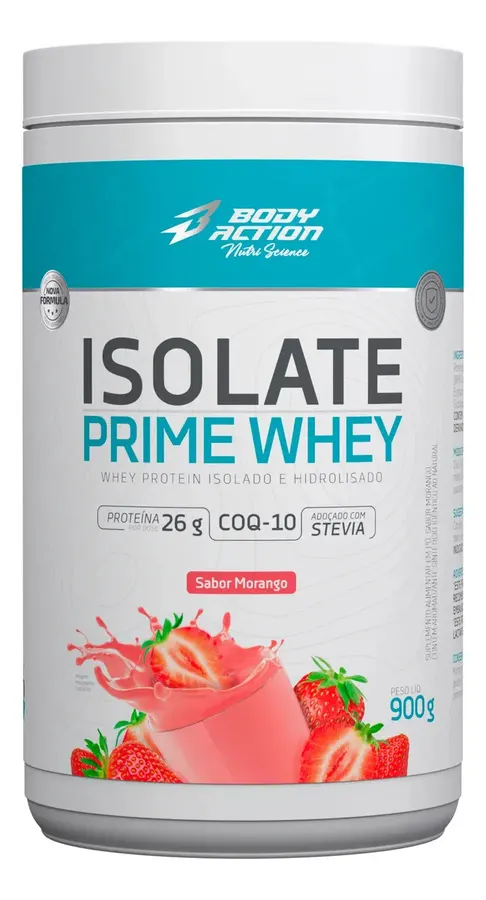 Embalagem de Isolate Prime Whey Isolado e Hidrolisado