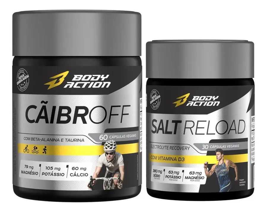 Embalagem de Potássio Magnésio Cãibroff Caps Salt Reload Sal