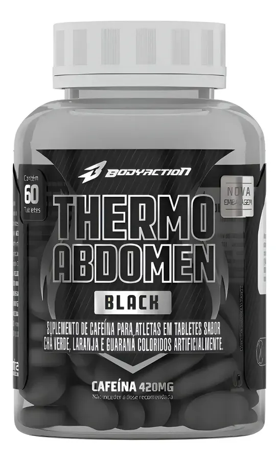 Embalagem de Thermo Abdome Black Cafeína