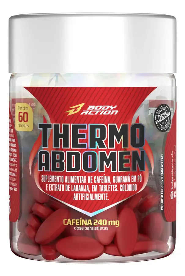 Embalagem de Thermo Abdomen Cafeína comprimidos