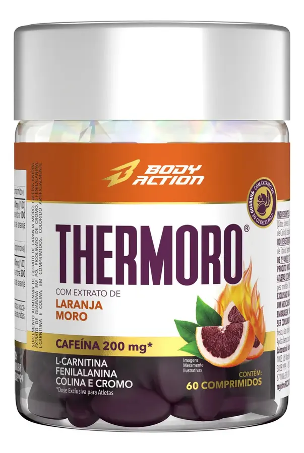 Embalagem de Thermoro Body Action Cafeína