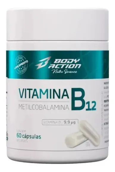 Embalagem de Vitamina B12 Metilcobalamina Caps.