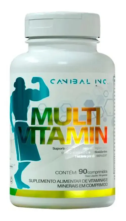 Embalagem de Multi Vitamin Multivitaminico Imunidade