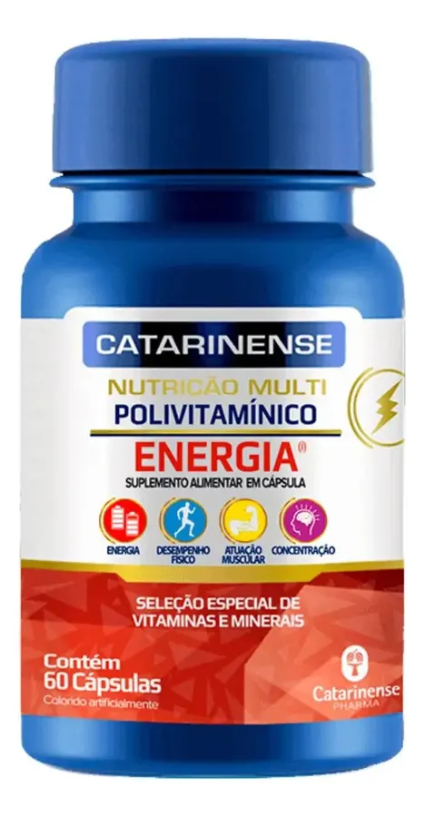 Embalagem de Polivitamínico Energia