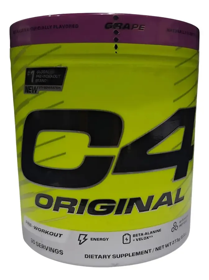 Embalagem de Pre Treino C4 Servings)
