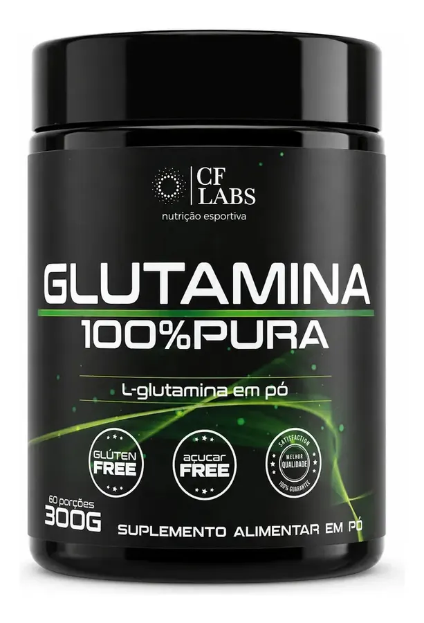 Embalagem de Glutamina 100% Pura