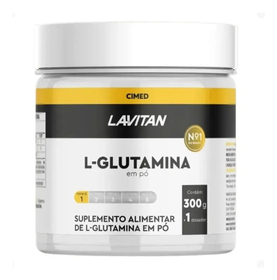 Embalagem de Glutamina Lavitan