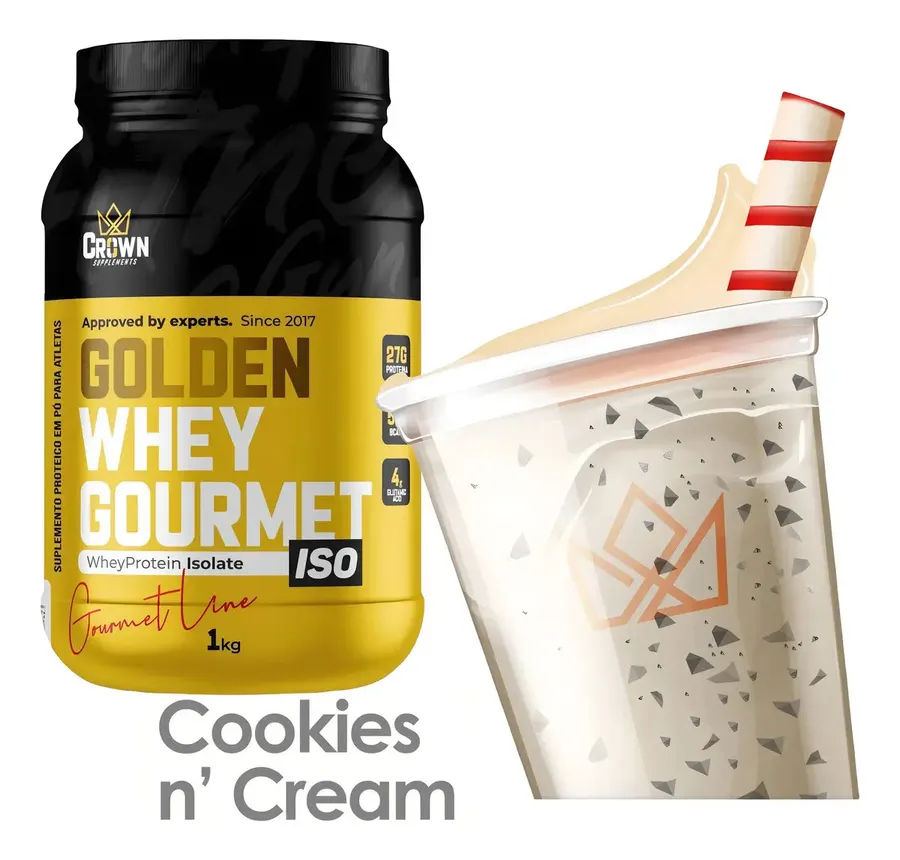 Embalagem de Whey Gourmet Isolado e Concentrado