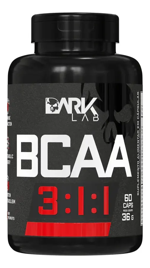 Embalagem de Bcaa Caps Leucina Valina E Isoleucina