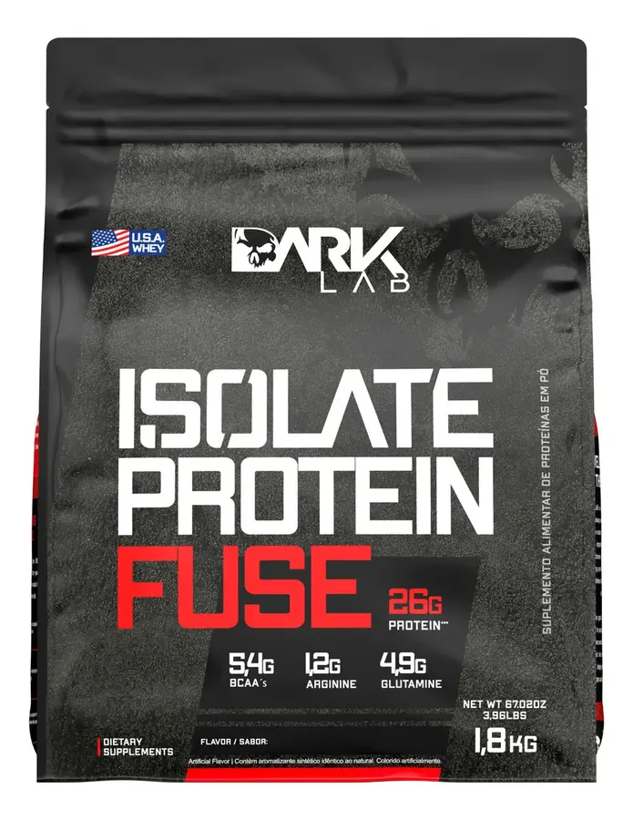 Embalagem de Whey Isolate Protein Fuse