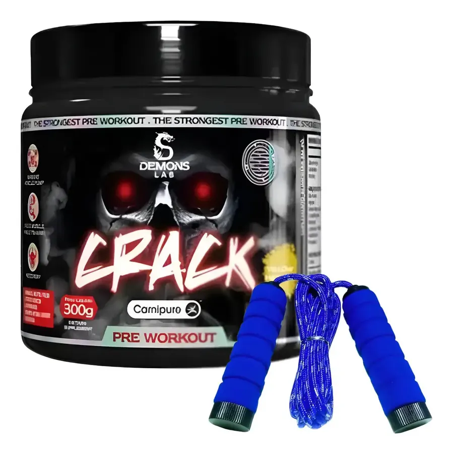 Embalagem de Pré Treino Crack