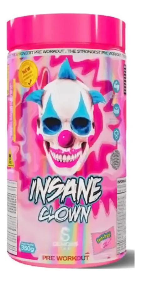 Embalagem de Pre Treino Insane Clown Foco Energia Pump