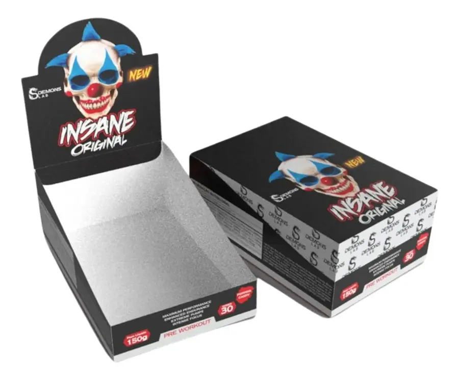 Embalagem de Pré Treino Insane Ponche Frutas