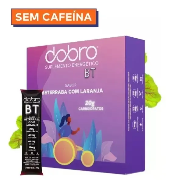 Embalagem de BT Gel Carboidrato sachês cada)