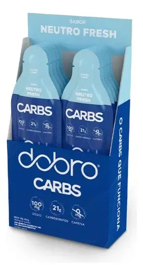 Embalagem de Carbs Gel