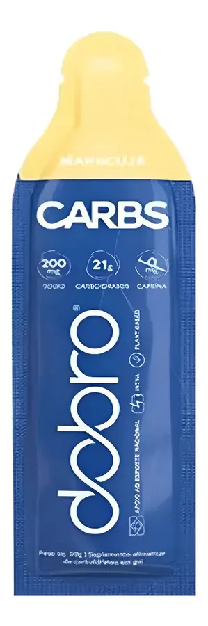 Embalagem de Gel Carbs Sem Cafeina