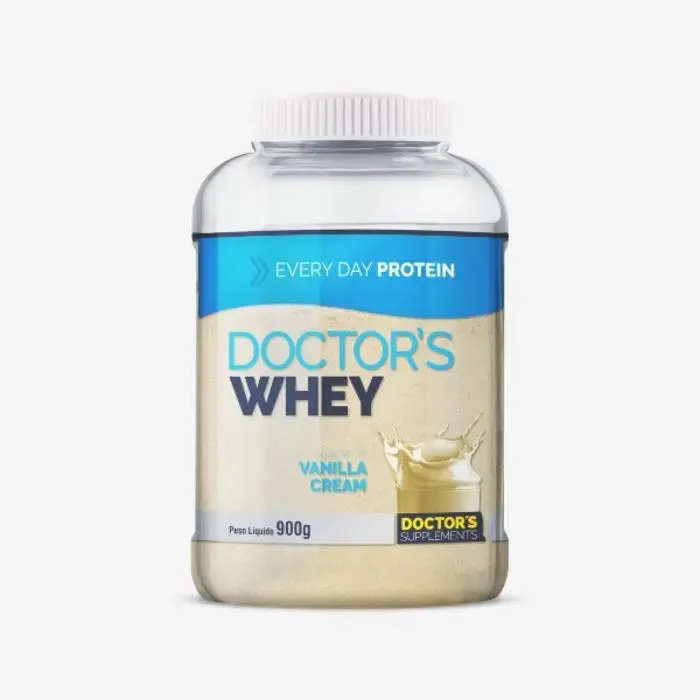 Embalagem de Doctors Whey Protein Concentrado