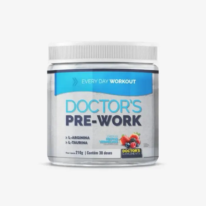 Embalagem de Pré Treino PreWork Frutas Vermelhas