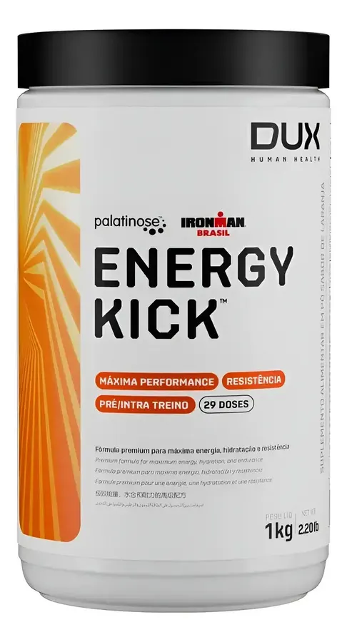 Embalagem de Energy Kick Sem Cafeína Human Health
